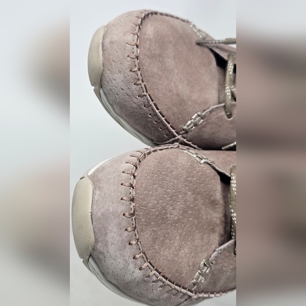Skechers Women's Seager Prospect  Whipstitched Leather Memory Foam Sneaker Sz 10 - Picture 3 of 11